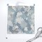 Tree Gray Leaves Modern Botanical Blue Gray Faux Texture Traditional Neutral Nursery Custom Printed Fabric by Spoonflower Various Fabrics by the Yard or Fat Quarter
